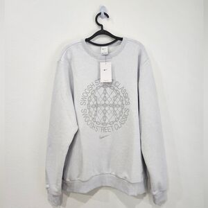 Nike Dri-FIT Standard Issue Sweatshirt Swoosh Street Classics FZ0682-010 Sz Lrg